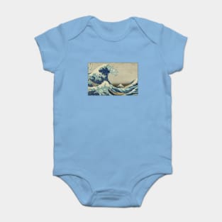 The Great Wave by Katsushika Hokusai Baby Bodysuit